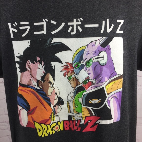 Dragonball Z Other - Dragonball Z Shirt Adult Medium Dark Gray Goku Face Off Graphic Tee 2018